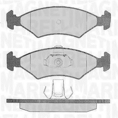 MAGNETI MARELLI 363916060248 -  Комплект тормозных колодок, дисковый тормоз